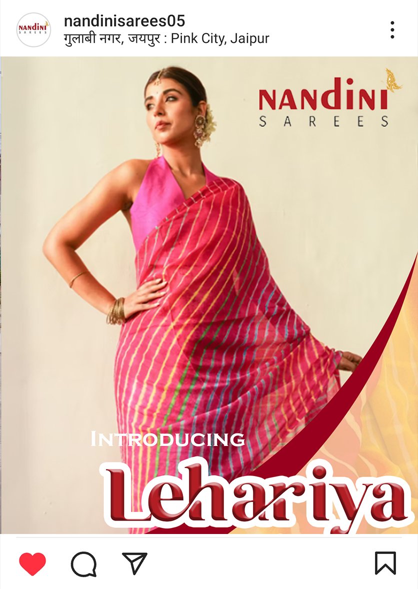 NANDINI SAREES - Visit Our Store Today for Absolute Designer Sarees, Bridal  Gown, Lehenga Chunni, Crop Top, Suit Fabrics, Gowns. Visit our store  today!!!! Nandini Sarees G-1, Lalji Sand Ka Rasta, Chaura